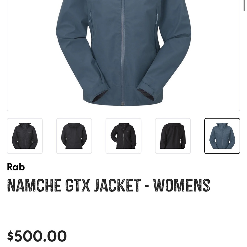 NWT RAB Women’s Namche Goretex Jacket